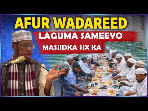 DEG DEG || Sheekha oo kajawaabay in Masjidka  afur wadareed lagu sameeyo